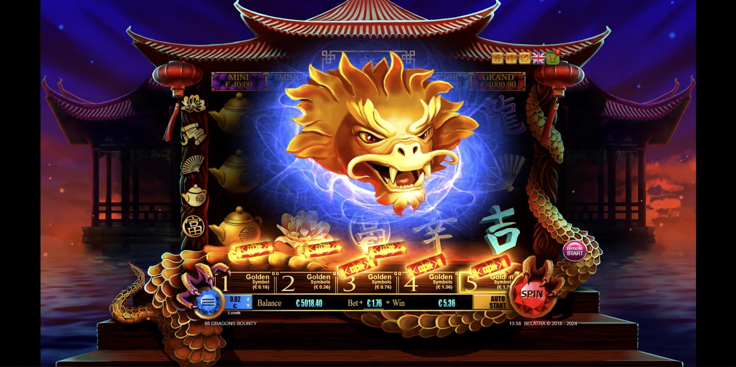 88 Dragons Bounty | Promotion pack | Online slot
